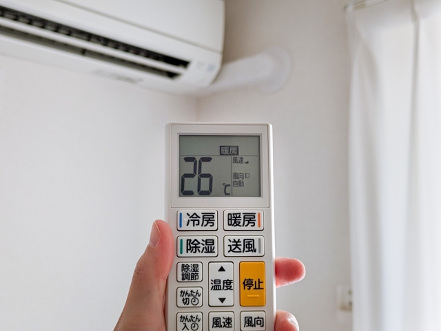 エアコンを送風運転にしてカビ予防