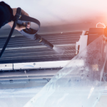 エアコンクリーニング作業写真